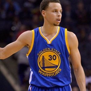 NWT Stephen Curry Royal Player ADIDAS Jersey